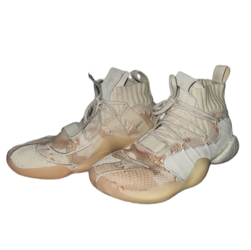 Adidas Crazy BYW X Ecru Tint/Glow Orange Shoes EE6005 Men’s Size 9.5